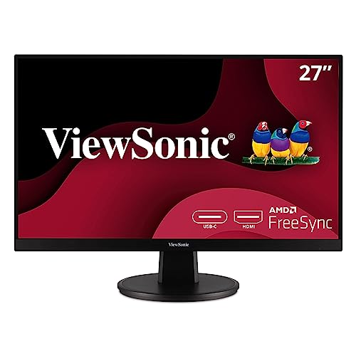 ViewSonic VA2447-MHU 24 Inch USB C Monitor