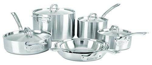 Viking 10 Piece Stainless Steel Cookware Set