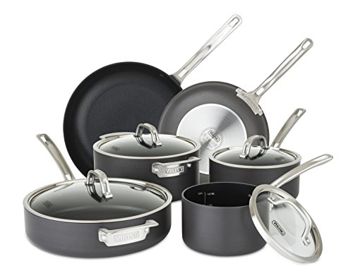 Viking Culinary Hard Anodized Nonstick Cookware Set, 10 Piece