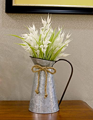 Vintage Galvanized Flower Vase