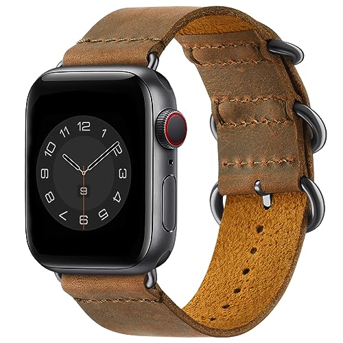 Vintage Leather Bands for Apple Watch Band 38mm 40mm 41mm 42mm 44mm 45mm 49mm