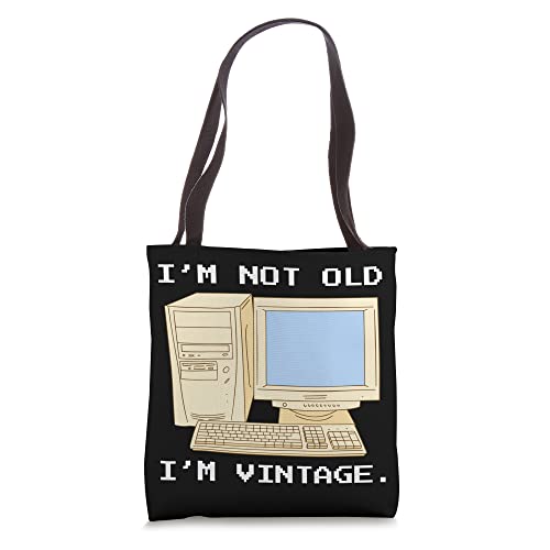 Vintage Not Old Retro Design Tote Bag
