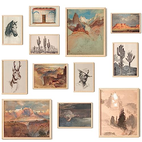 Vintage Southwest Wall Decor - Boho Ranch Desert Southwest Artwork Prints