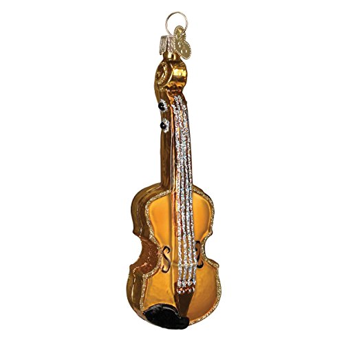 Violin Glass Blown Ornaments for Christmas Tree