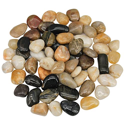 Virekm River Rocks Decorative Pebbles - Garden Landscaping Stones