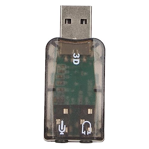 Virtual Stereo 5.1 Channel USB Sound Card External Adapter