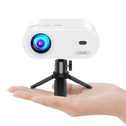 Mini Projector, Magcubic HY300 Auto Keystone Correction Portable Projector,  4K/ 200 ANSI Smart Projector with 2.4/5G WiFi, BT 5.0, 130 Inch Screen, 180  Degree Flip, Round Design, Home Video Projector : Electronics 