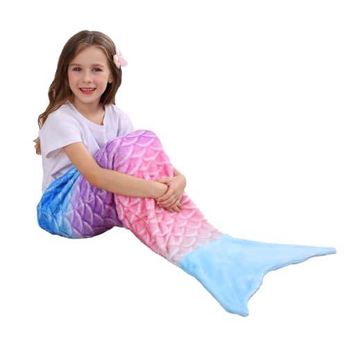 Viviland Kids Mermaid Tail Blanket