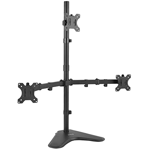 VIVO Triple LCD LED Computer Monitor Stand