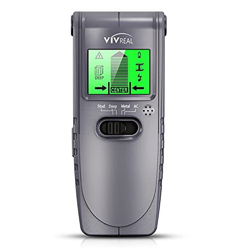 VIVREAL 4-in-1 Wall Scanner: Reliable Detection for Studs, Metal, and AC Wires