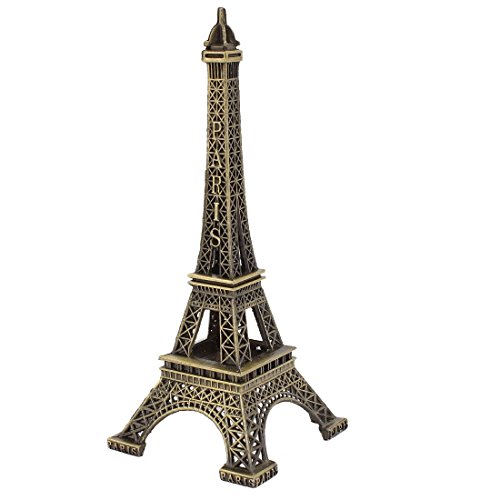 VNDEFUL 1Pcs 13cm 5 Inch Height Vintage Style France Paris Eiffel Tower Statue Model Ornament