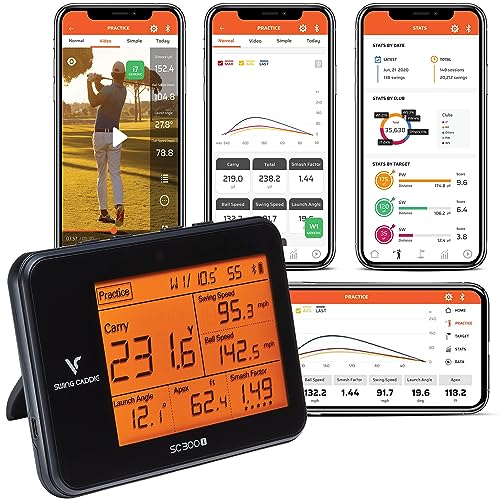 Voice Caddie SC200Plus Golf Launch Monitor and Swing Analyzer