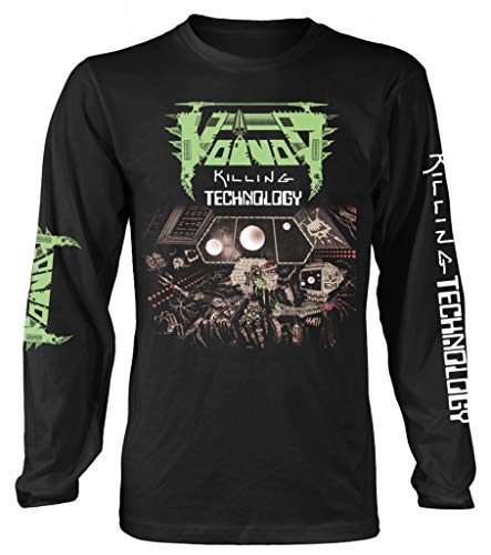 Voivod 'Killing Technology' (Black) Long Sleeve Shirt (Large)