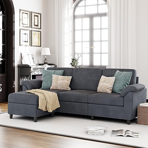 Vongrasig 79" Convertible Sectional Sofa Couch - Gray