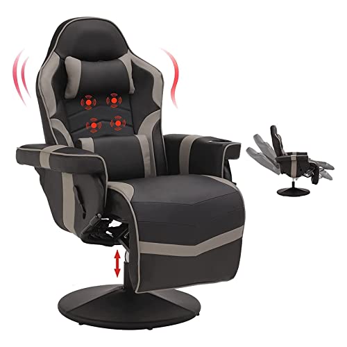 VUYUYU Gaming Recliner Chair with Massage Function and Adjustable Features