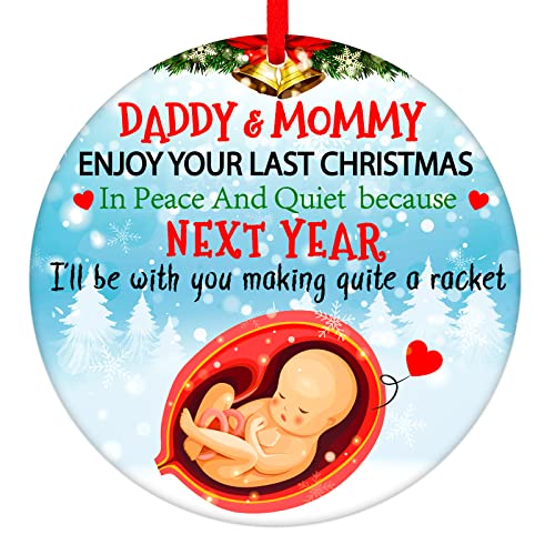 WaaHome Pregnant Christmas Ornaments
