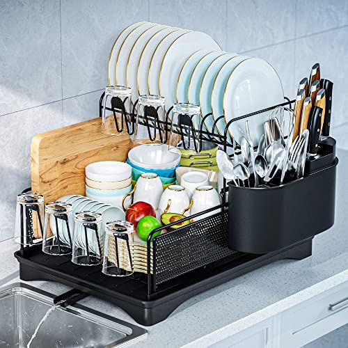 Wahopy 2 Tier Dish Drying Rack