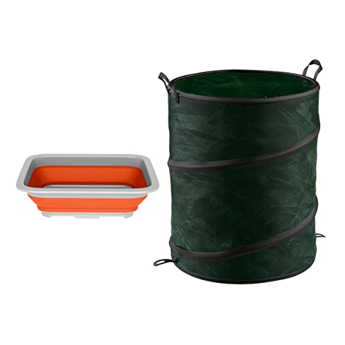 Wakeman Collapsible Trash Can Sink Set