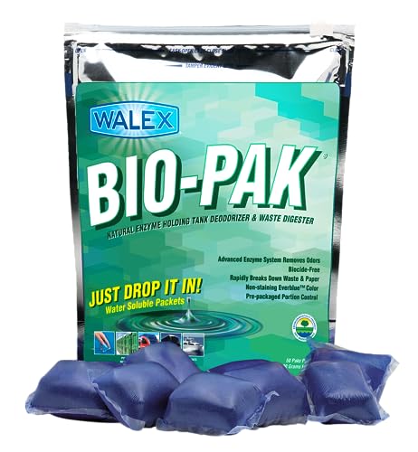 Walex BIOBLUBG Bio-Pak Deodorizer and Waste Digester Drop-Ins