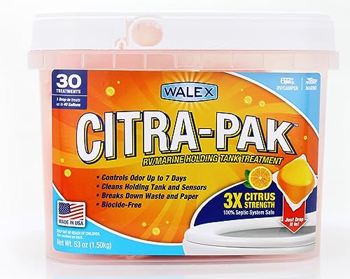 Walex Citra-Pak RV Marine Toilet Treatment