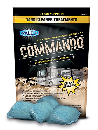 Walex Commando RV Black Holding Tank Cleaner Drop-Ins