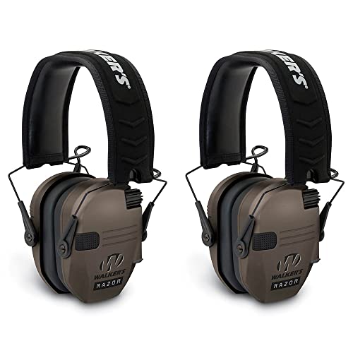 Walker's Razor Slim Shooter Electronic Earmuffs (2 Pack)