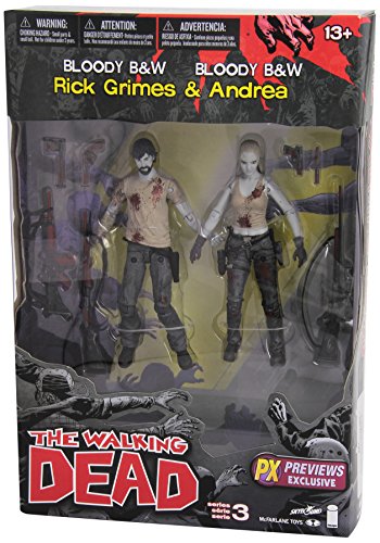 Walking Dead Rick and Andrea Action Figure Set