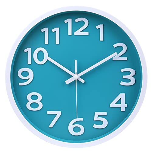 Wall Clock Silent Non Ticking Indoor Outdoor Clock