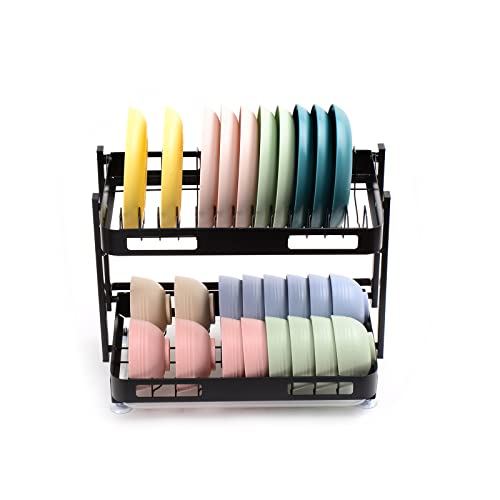 Wall Mounted Dish Drying Rack with Tray