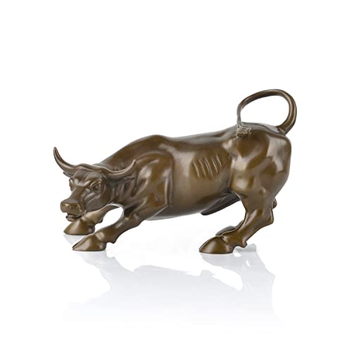 Wall Street Bull Statue - Copper Sculpture Collectible