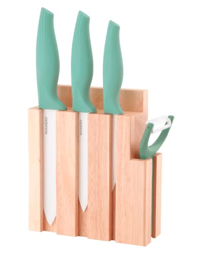 Wamery Ceramic Knife Set - Chef, Utility, Paring Knives