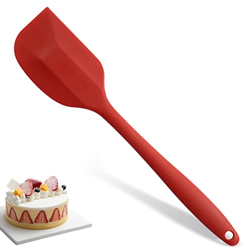 Wanbasion 10.8 Inch 600°F Red Heat Resistant Silicone Spatula