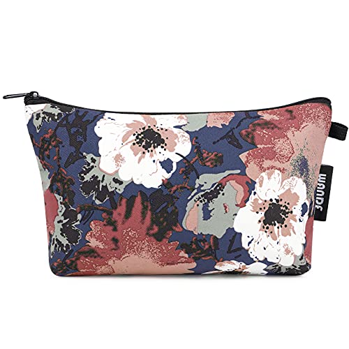 WANDF Mini Makeup Pouch for Purse Water Resistant Girls Gift