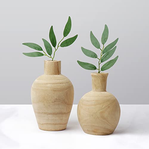 Warm Toast Designs Wooden Vase Set