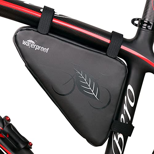 Aduro sport bicycle bike storage bag triangle saddle frame pouch best sale for cycling