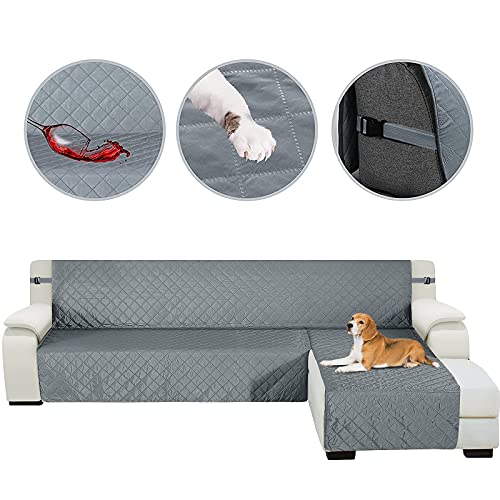 Water-Resistant L-Shaped Sofa Cover for Dogs
