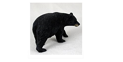 WaterCanyonBooks&Gifts Adorable Black Bear Stone Resin Figurine