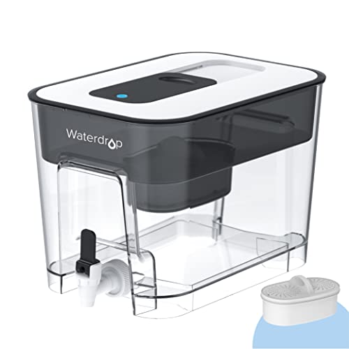 Waterdrop 200-Gallon Long-Life 40-Cup Large Water Filter Dispenser with 1 Filter
