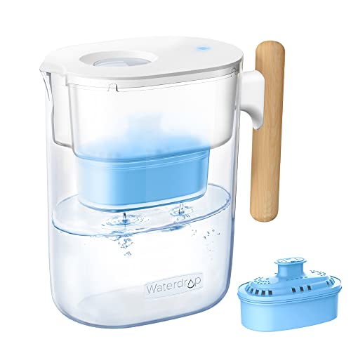 Waterdrop Alkaline Chubby 10-Cup Water Filter Pitcher