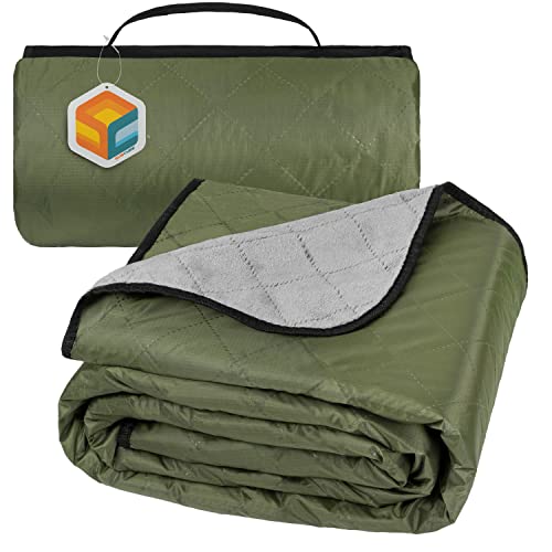 Waterproof Fleece Camping Blanket - SUN CUBE Outdoor Blanket