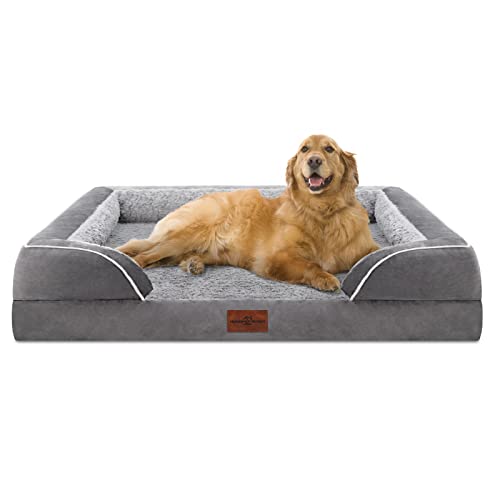 Waterproof Orthopedic Foam Dog Beds for Extra Large Dogs