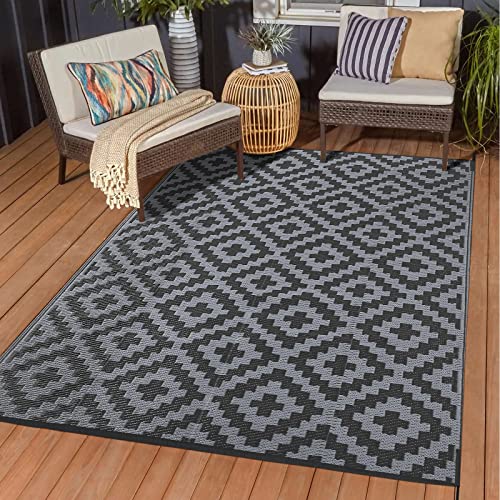 Waterproof Outdoor Patio Rug - 4x6ft