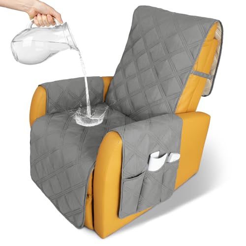 Waterproof Recliner Chair Cover with Non-Slip Furniture Protector