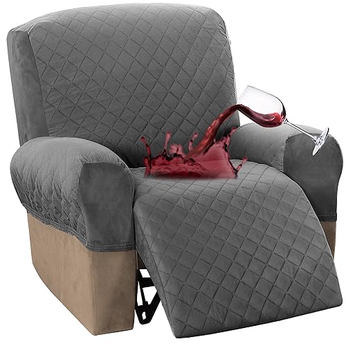 Waterproof Recliner Chair Covers with 4-Piece Design - Turquoize