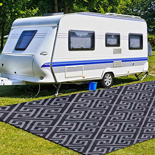 Waterproof Reversible Camping Outdoor Rug for Outdoors RV Camping