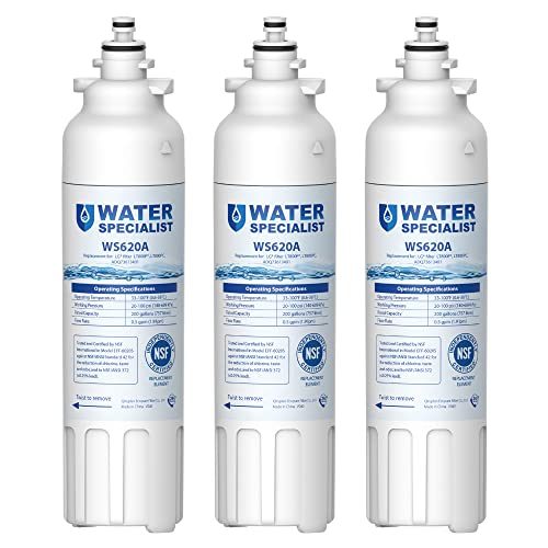 Waterspecialist Refrigerator Water Filter Pack of 3