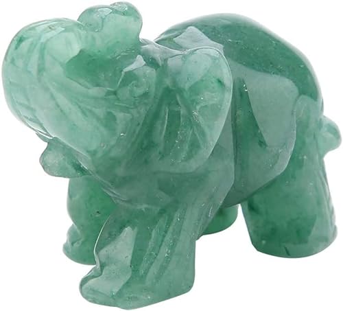 Watris Veiyi 2inch Jade Elephant Figurine
