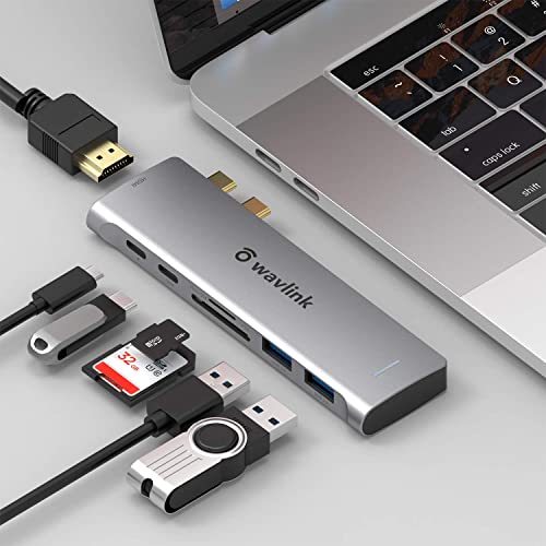 WAVLINK USB C Hub Adapter for MacBook Pro Air 2020