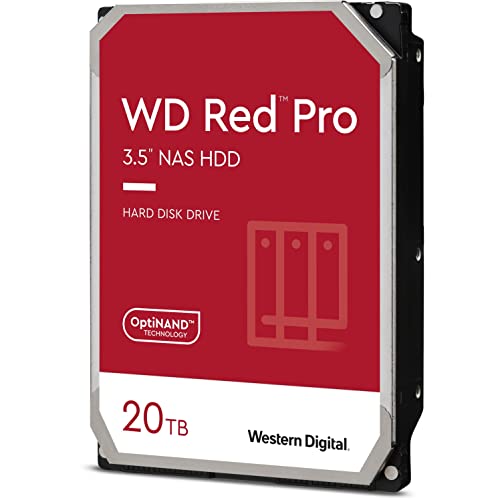 WD 20TB WD Red Pro NAS Internal Hard Drive