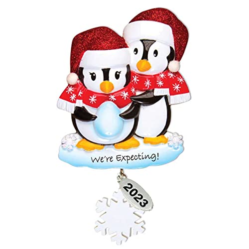 We Are Expecting Ornament - Penguins Parents to Be 2023
